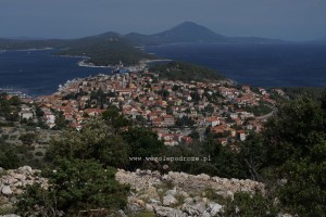 Mali Losinj ze wzgórza