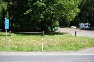 Parking leśny - miejsce startu na Kłodzką Górę