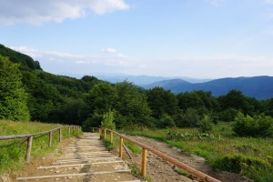 Widok na Bieszczady